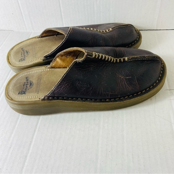 Dr. Martens Women's Closed Toe Mule Brown Leather Clogs Size:5 - Picture 7 of 10